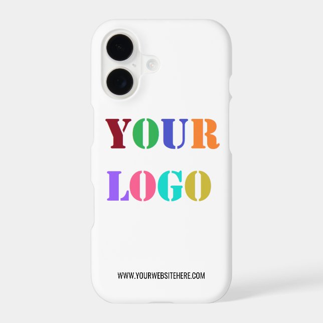 Logo de l'entreprise personnalisée et coque iphone (Verso)