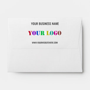 Logo de l'entreprise personnalisée et enveloppe pr