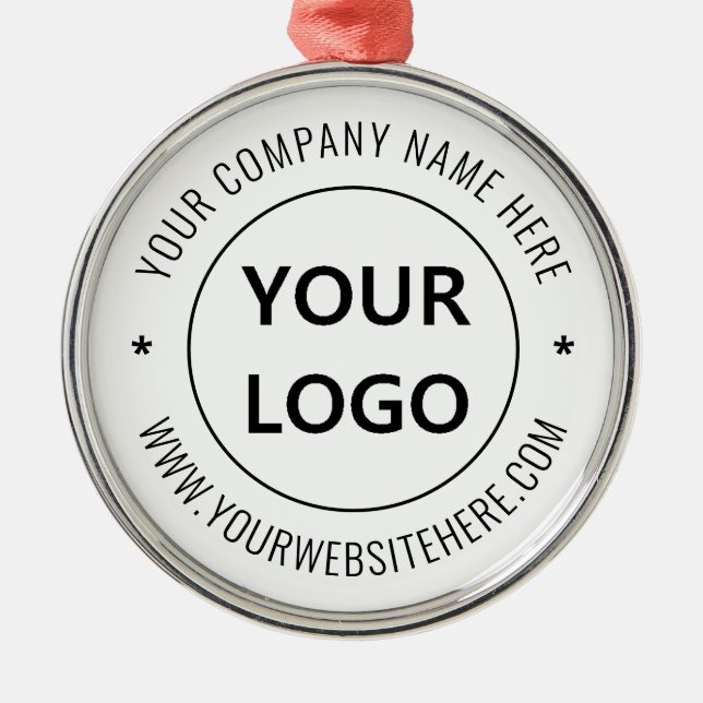 Logo de l'entreprise personnalisée et ornement de  (Devant)