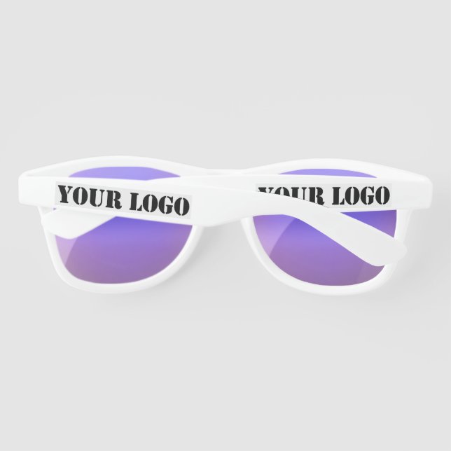 Logo de l'entreprise personnalisée Lunettes de sol (Dos)
