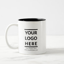 Logo de l'entreprise personnalisée Mug de logo per