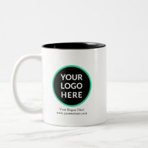 Logo de l'entreprise personnalisée Mug de logo per