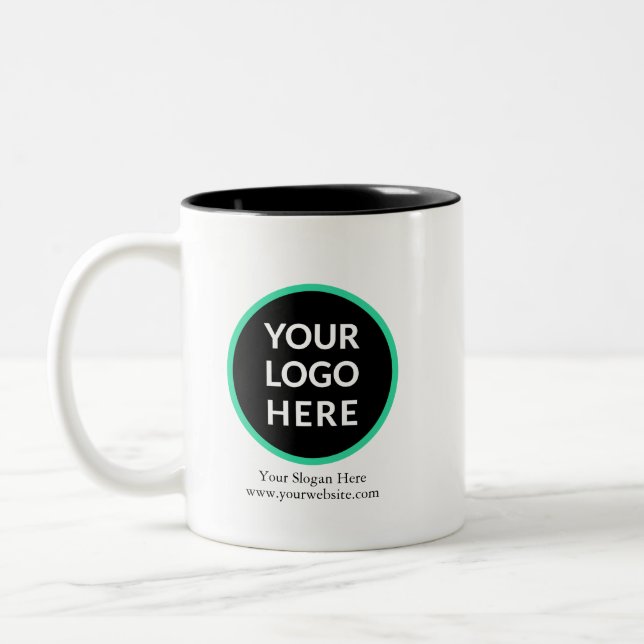 Logo de l'entreprise personnalisée Mug de logo per (Gauche)