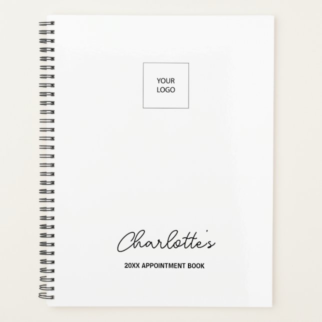 Logo de l'entreprise Simple Blanc élégant carnet d (Devant)