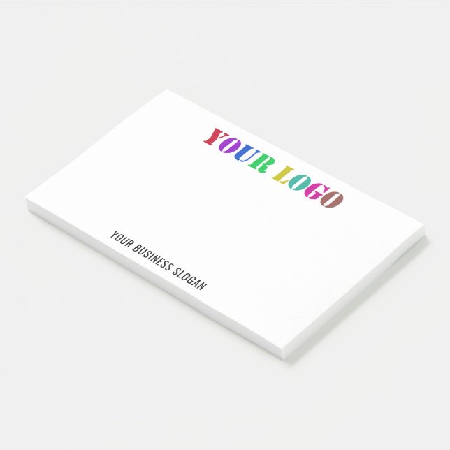 Logo de l'entreprise Texte Business Post-it® Notes (Incliné)