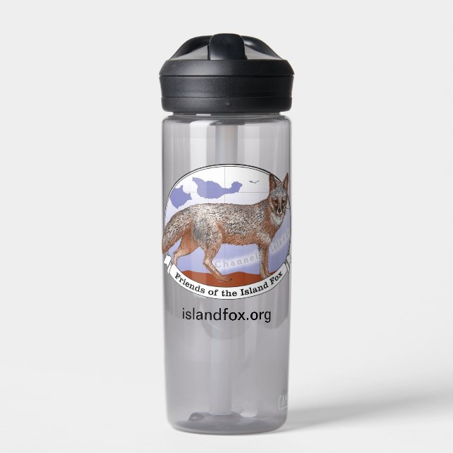 Logo de l'île Fox CamelBak® Bouteille d'eau 20 oz (Extérieur)