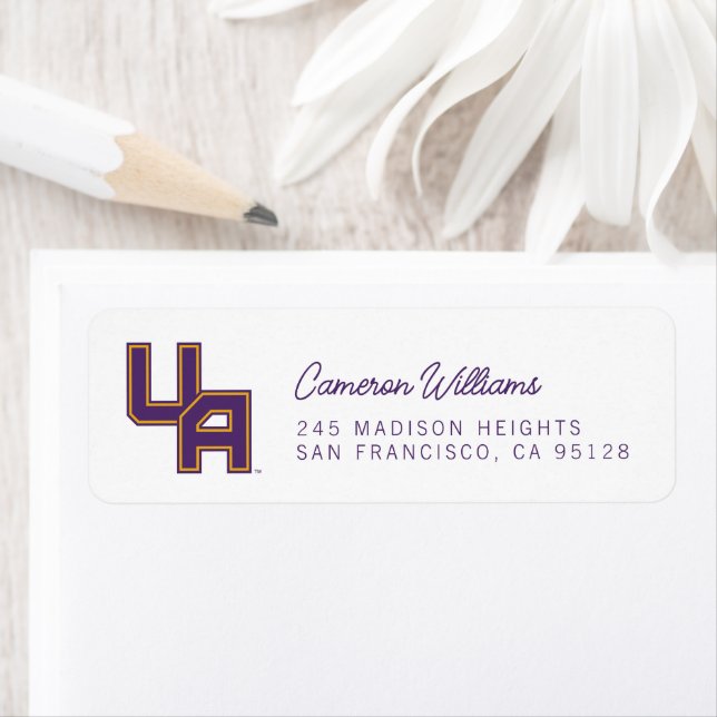 Logo de l'Université d'Albany Initials (En situation)