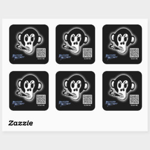 Logo de l'usine Bastard Stickers QR Code