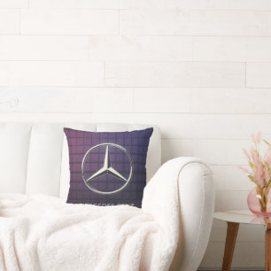 Logo De Luxe Inspiré Mercedes Lance Oreiller