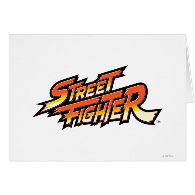 Logo de marque de Street Fighter (Devant horizontal)