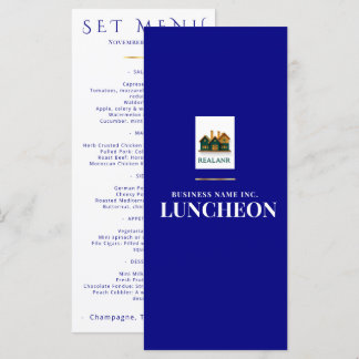 Logo de menu d'événement élégant pour mariage d'en