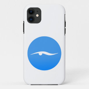 Logo de natation sur T-shirt Coque-Mate coque ipho