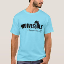 Logo de noir du T-shirt des hommes indivisibles de