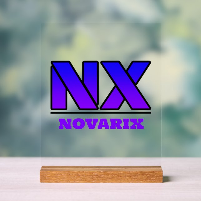 Logo de Novarix Acrylique (Neutre)