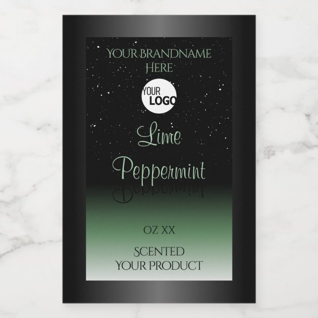 Logo de Parties scintillant douce Étiquettes de pr (Étiquettes simples)