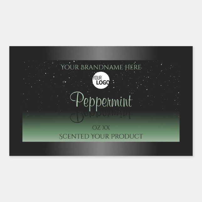 Logo de Parties scintillant douce Étiquettes de pr (Devant)