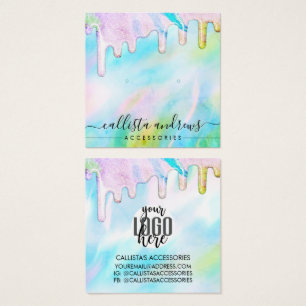 Logo de Parties scintillant Holographique Sea Gree