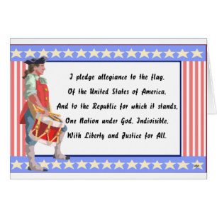 Logo de patriote et de serment de fidélité