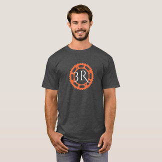 Logo de pignon de T-shirt du 3R Velo des hommes