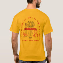 Logo de poche Lahainaluna, T-shirt design arrière