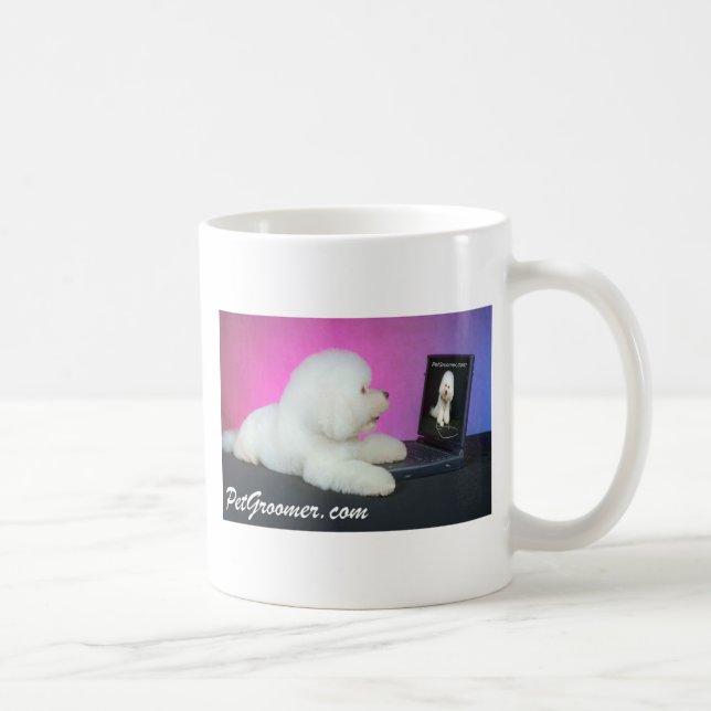 Logo de site Web de PetGroomer.com de tasse (Droite)