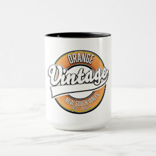 Logo de style vintage Broken Hill australie. Tasse