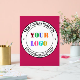 Logo de votre entreprise et signature texteAcryliq