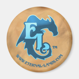 Logo d'EL - aimant Bleu