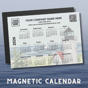 Logo d'entreprise 2026 Magnet Calendrier du phare 