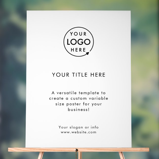 Logo d'entreprise | Blanc minimaliste moderne simp (Neutre)