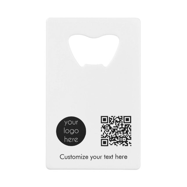 Logo d'entreprise Code QR promotionnel Texte (Devant)
