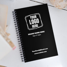 Logo d'entreprise de marque Noir promotionnel