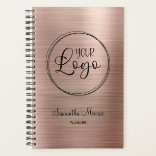 Logo d'entreprise Faux Rose Gold Foil Work