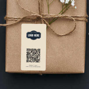 Logo d'entreprise moderne Code QR Minimaliste ID p