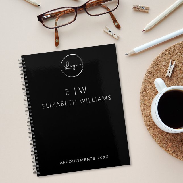 Logo d'entreprise Monogrammes Initiales Noir 2024 (Créateur téléchargé)