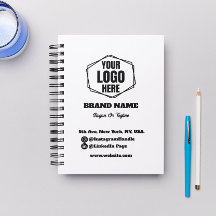 Logo d'entreprise noir et blanc personnalisé