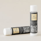 Logo d'entreprise noire code QR instagram