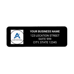 Logo d'entreprise personnalisé Adresse de retour n
