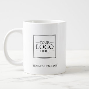 Logo d'entreprise personnalisé avec tasse de café 