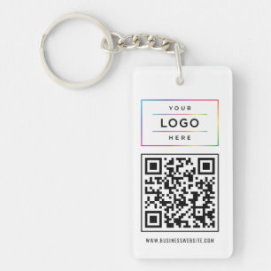 Logo d'entreprise personnalisé et code QR de site 