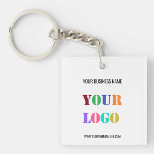 Logo d'entreprise personnalisé et Porte - clé d'en