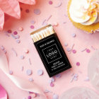 Logo d'entreprise personnalisé noir et blanc