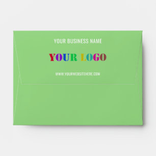 Logo d'entreprise personnalisé Texte Enveloppes de