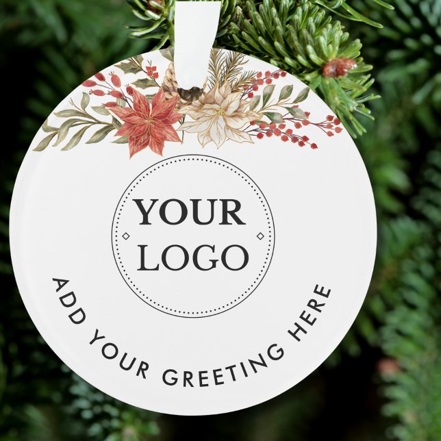 Logo d'entreprise simple Marque de Noël verte (Créateur téléchargé)
