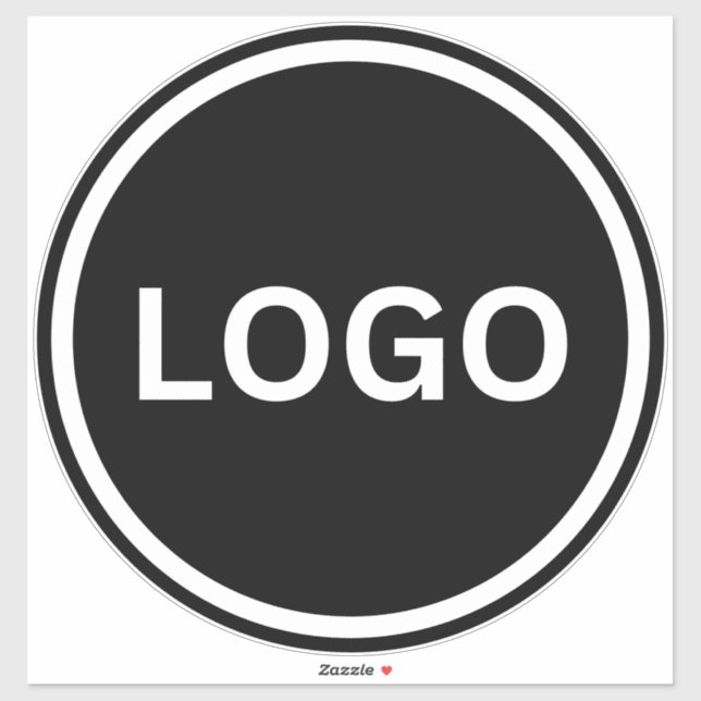 Logo d'entreprise Sticker pare-chocs de la fenêtre (Feuille)