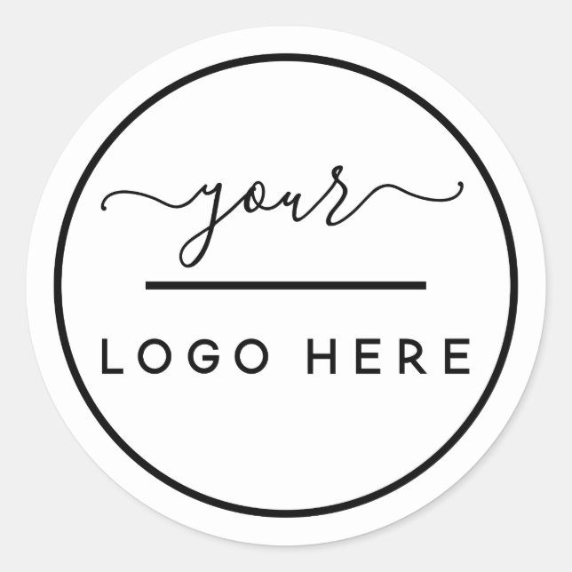 Logo d'entreprise Stickers simples (Devant)