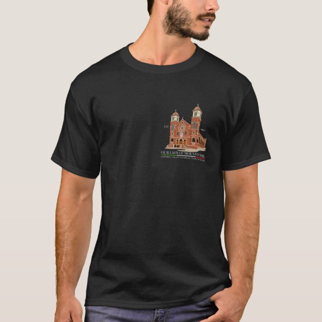 Logo des CLOSM (ver. 2) T-shirt noir homme (Devant)