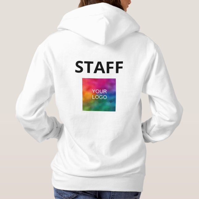 Logo des femmes Sweat - shirts à capuche blanches (Dos)
