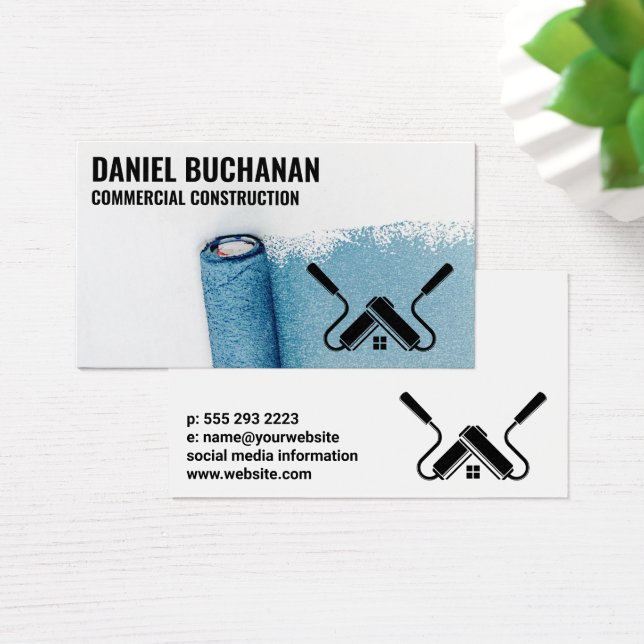 Logo des rouleaux de peinture | Mur peint (Bureau)