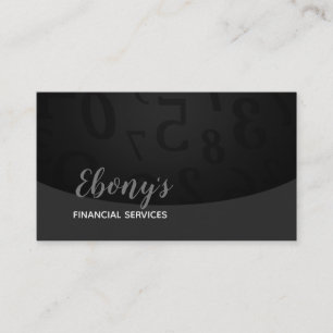 Logo des services financiers cartes de visite